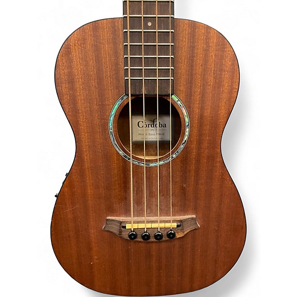 Used Cordoba MINI II BASS MH-E Natural Acoustic Bass Guitar