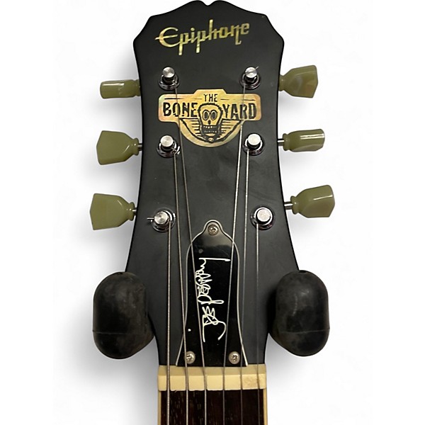 Used Epiphone Joe Perry Boneyard LP Standard antique tiger stripe Solid Body Electric Guitar
