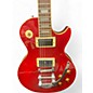 Used Epiphone Les Paul Standard Plain Top with Bigsby Trans Red Solid Body Electric Guitar