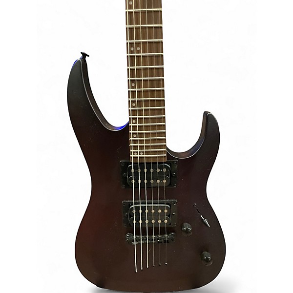 Used Mitchell MM100 Mini Walnut Solid Body Electric Guitar