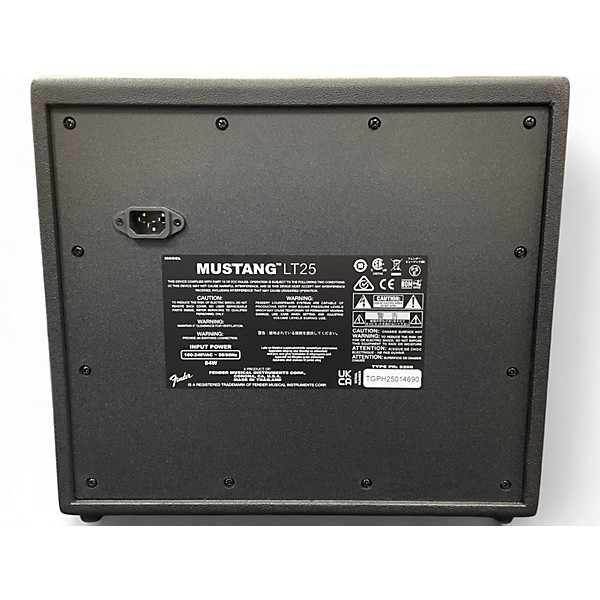 Used Fender Mustang LT25 25W 1x8 Guitar Combo Amp