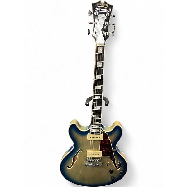 Used D'Angelico DAPDCBLBCSCB9EX LIGHT BLUE Hollow Body Electric Guitar