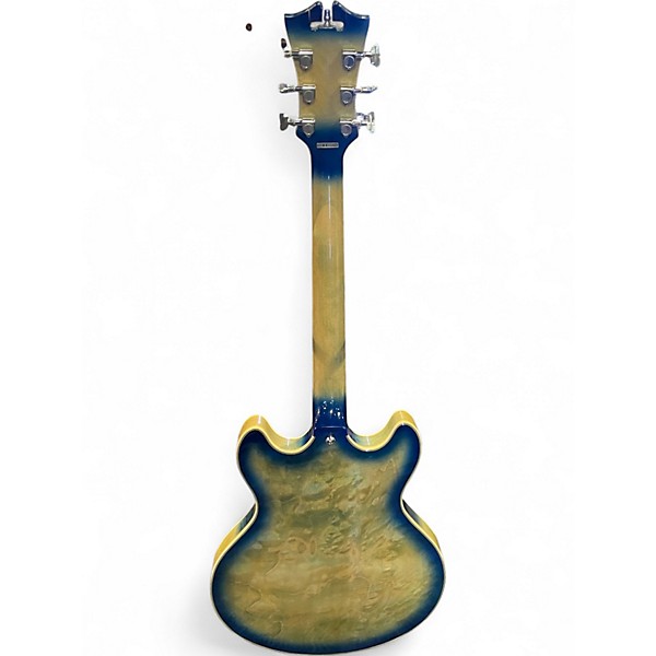 Used D'Angelico DAPDCBLBCSCB9EX LIGHT BLUE Hollow Body Electric Guitar