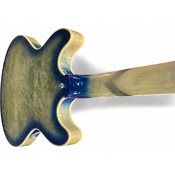 Used D'Angelico DAPDCBLBCSCB9EX LIGHT BLUE Hollow Body Electric Guitar