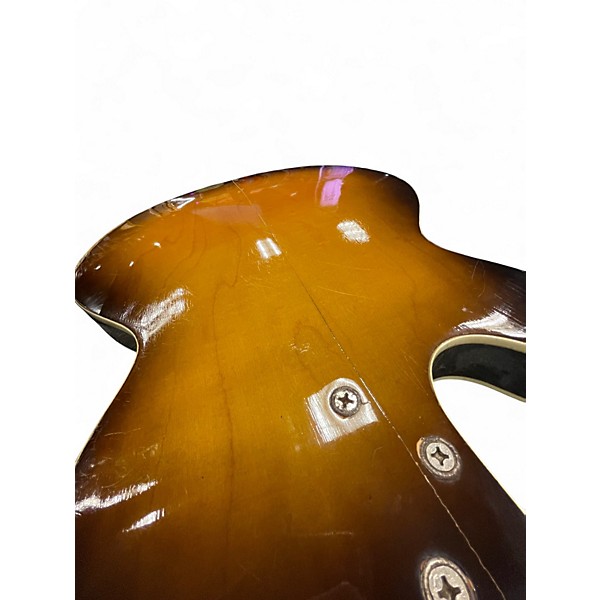 Used Silvertone VINTAGE SILVERTONE 1429 (F-60 JW) 2 Tone Sunburst Hollow Body Electric Guitar