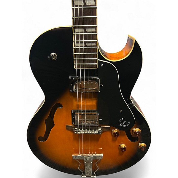 Used Epiphone ES175 Premium Tobacco Burst Hollow Body Electric Guitar