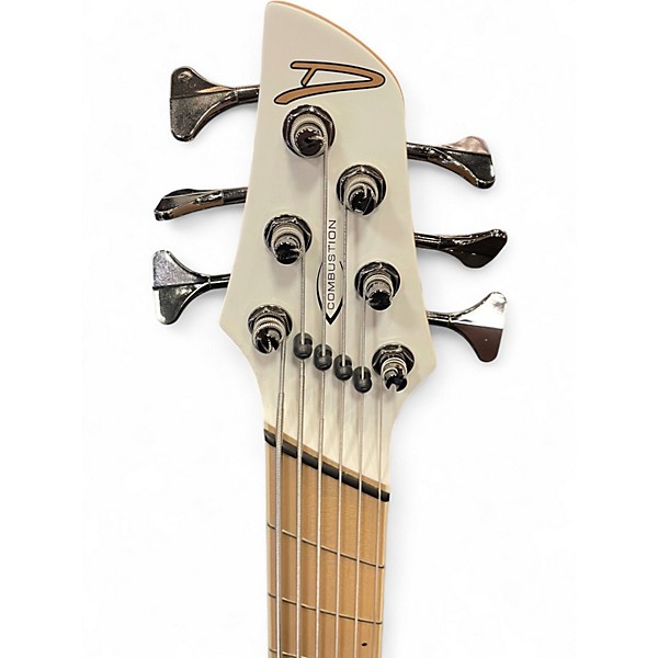 Used Dingwall NG3 COMBUSTION 6 WHITE Electric Bass Guitar