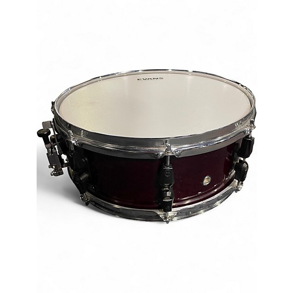 Used Yamaha 14X5.5 Stage Custom Snare Wine Red Drum