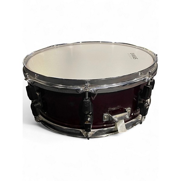 Used Yamaha 14X5.5 Stage Custom Snare Wine Red Drum