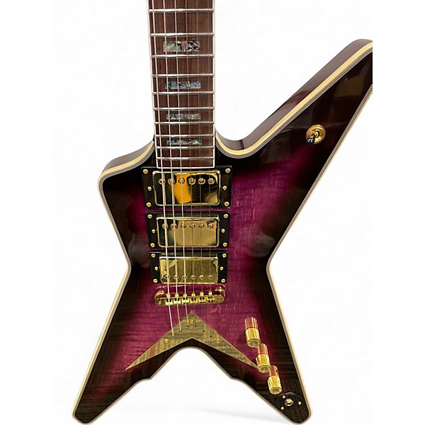 Used Firefly FFVX PINK BURST Solid Body Electric Guitar