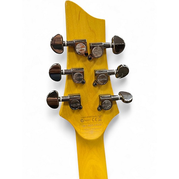 Used Schecter Guitar Research Demon 6 Crimson Red Solid Body Electric Guitar