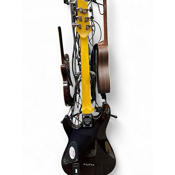 Used Schecter Guitar Research Demon 6 Crimson Red Solid Body Electric Guitar