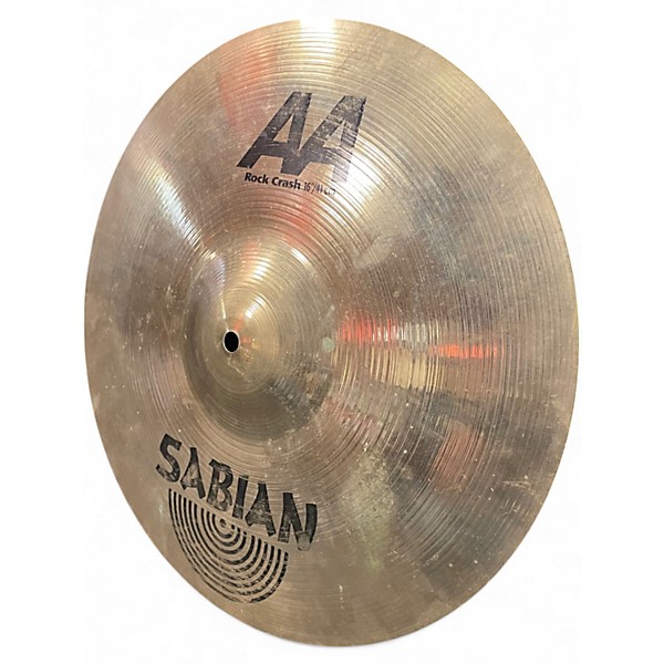 Used SABIAN 16in AA Rock Crash Brilliant Cymbal
