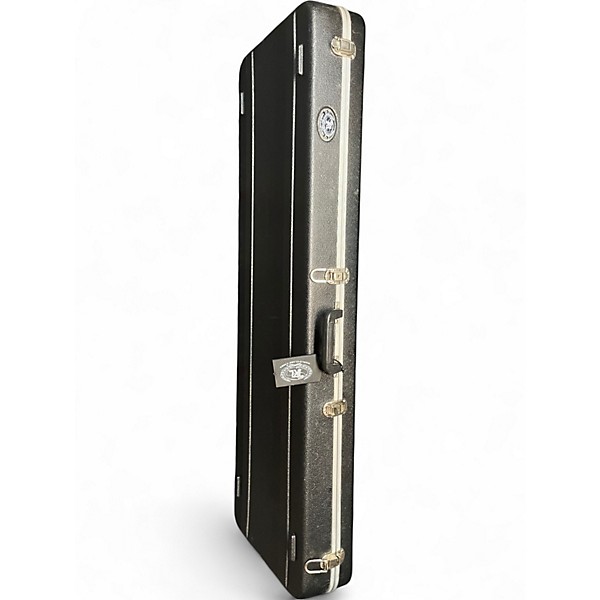 Used Fender Standard Jazz Bass Black and White Electric Bass Guitar