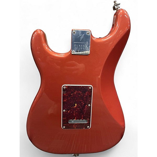 Used Fender Player Plus Stratocaster Aged Candy Apple Solid Body Electric Guitar