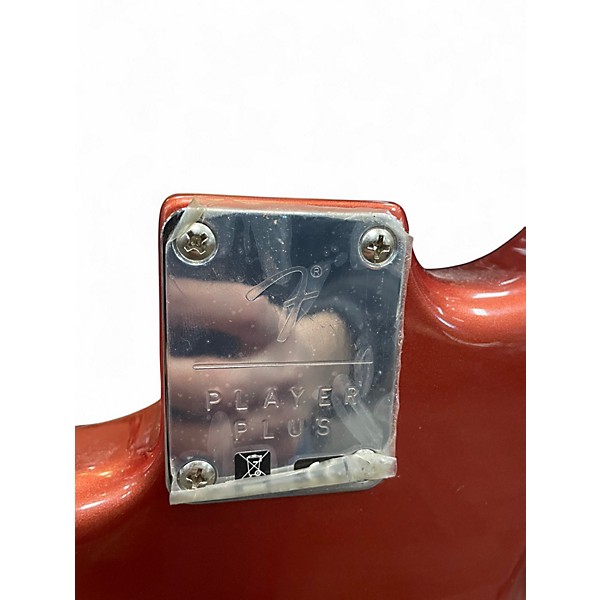 Used Fender Player Plus Stratocaster Aged Candy Apple Solid Body Electric Guitar