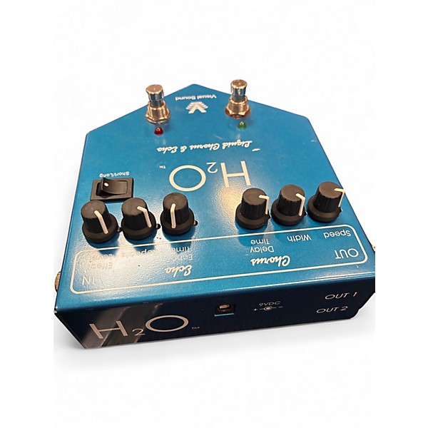Used Visual Sound H2O Liquid Chorus Echo Effect Processor