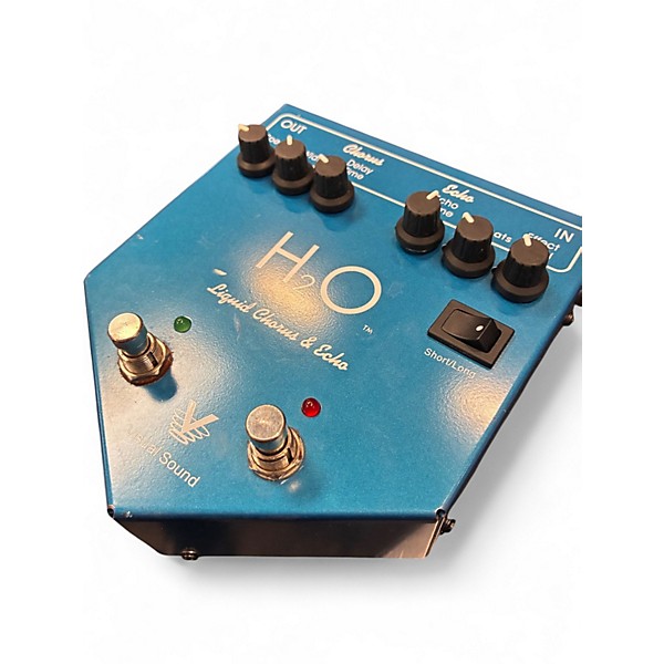 Used Visual Sound H2O Liquid Chorus Echo Effect Processor
