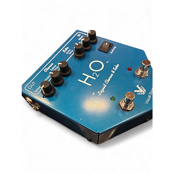 Used Visual Sound H2O Liquid Chorus Echo Effect Processor
