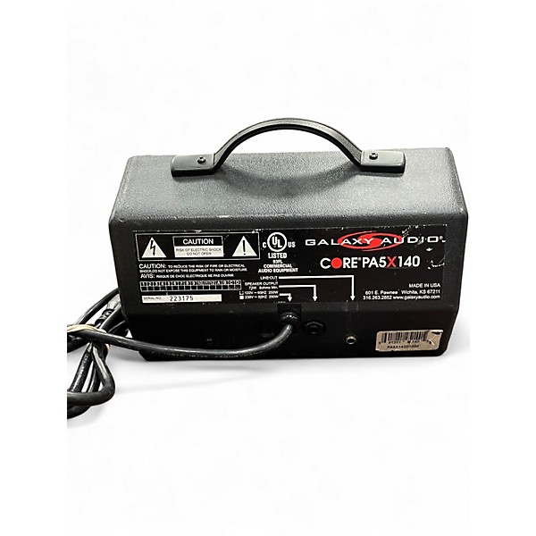 Used Galaxy Audio PA5X140 CORE WITH 2 HOT SPOT MONITORS Powered Monitor