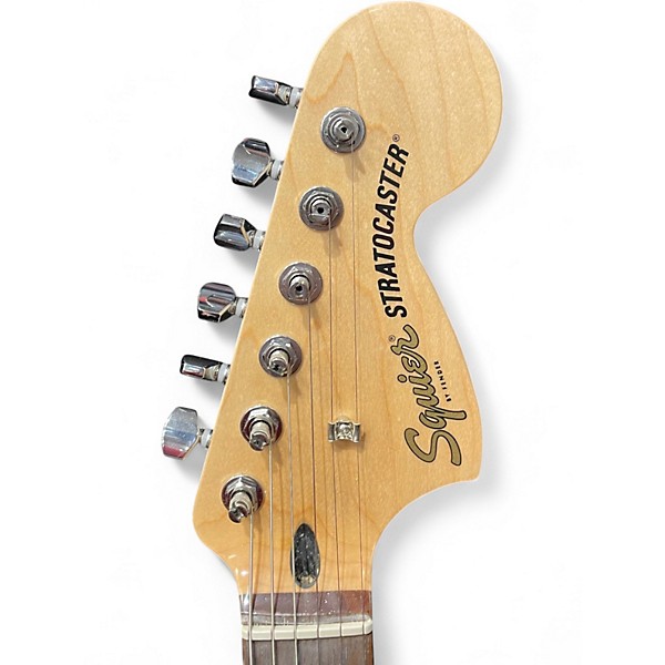 Used Squier Affinity Stratocaster Black Solid Body Electric Guitar