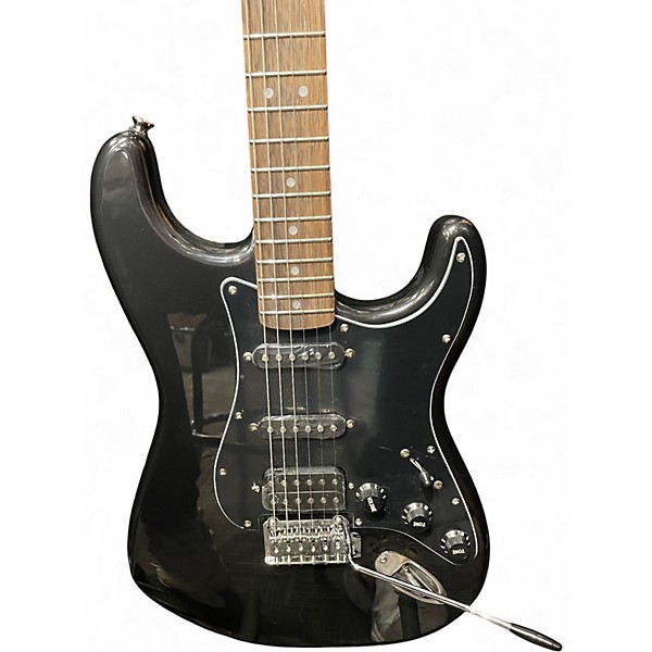 Used Squier Affinity Stratocaster Black Solid Body Electric Guitar