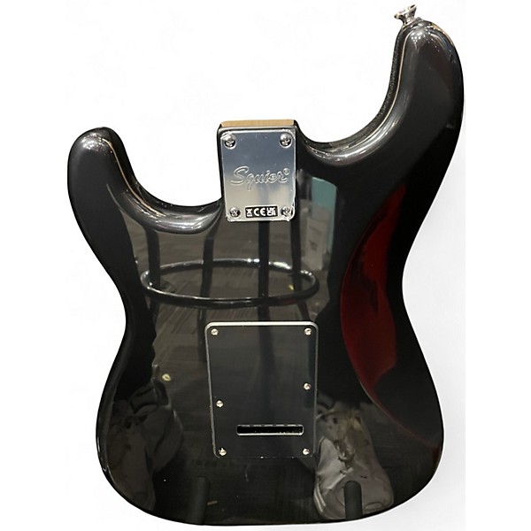Used Squier Affinity Stratocaster Black Solid Body Electric Guitar