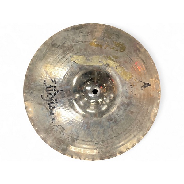 Used Zildjian 14in A Custom Mastersound Hi Hat Pair Cymbal