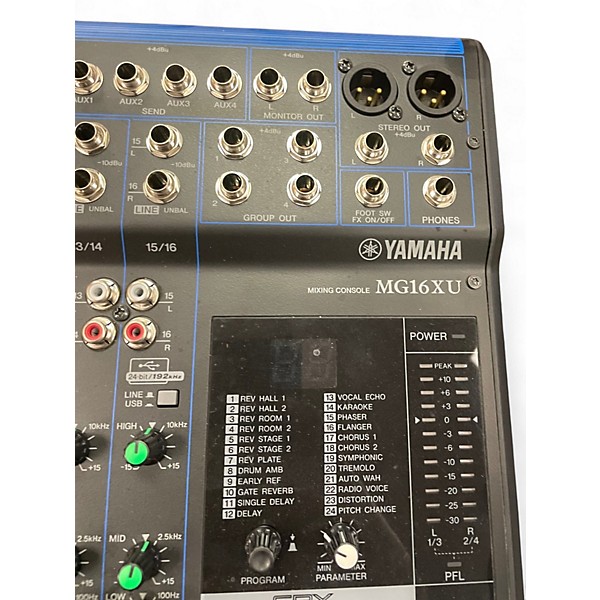 Used Yamaha MG16XU Unpowered Mixer