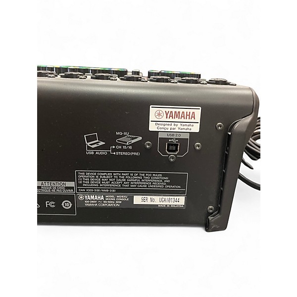 Used Yamaha MG16XU Unpowered Mixer