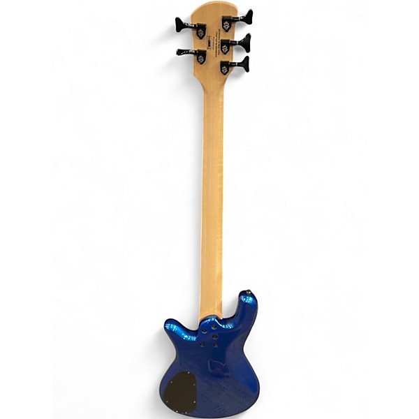 Used Spector Performer 5 Metallic Blue Electric Bass Guitar