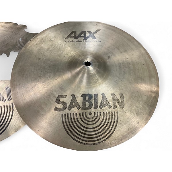 Used SABIAN 14in AAX X Celerator Hi Hat Pair Cymbal