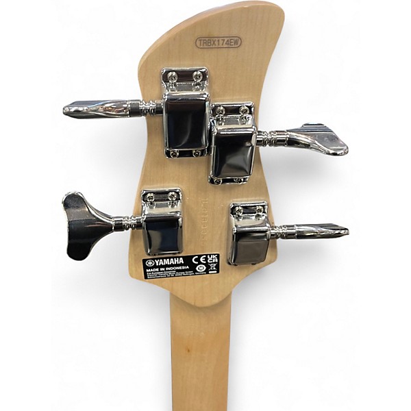 Used Yamaha TRBX Mango wood Natural Electric Bass Guitar