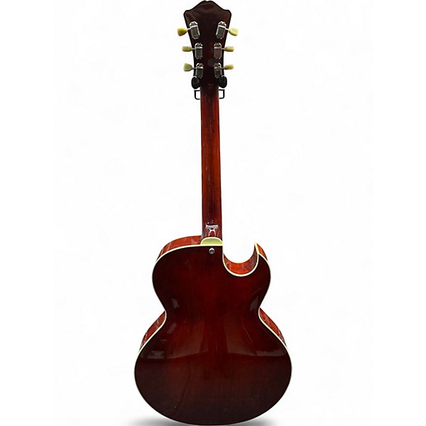 Used Eastman AR372CEL Left Handed Transparent Walnut Hollow Body Electric Guitar