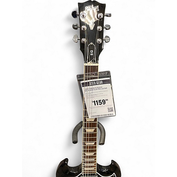 Used Gibson SG Black Solid Body Electric Guitar