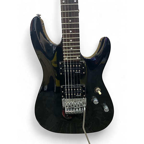 Used Schecter Guitar Research Omen 6 Black Solid Body Electric Guitar