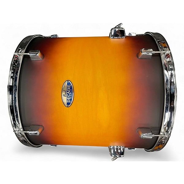 Used Pearl 5 Piece Decade Satin Amburst Drum Kit