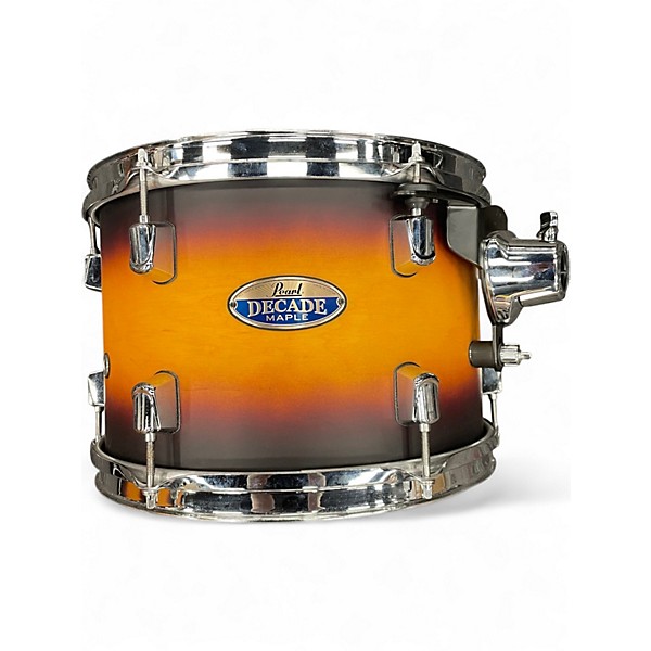 Used Pearl 5 Piece Decade Satin Amburst Drum Kit