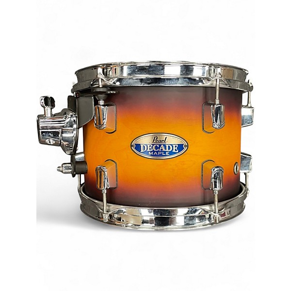 Used Pearl 5 Piece Decade Satin Amburst Drum Kit