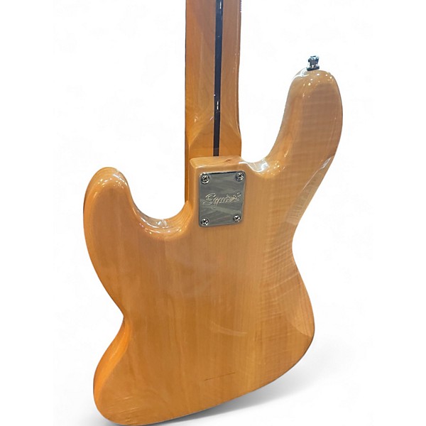 Used Squier Classic Vibe 70s Jazz Bass Natural Electric Bass Guitar