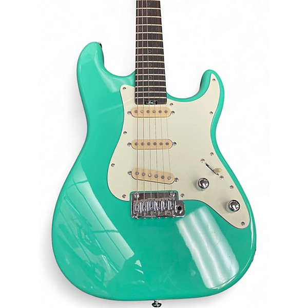 Used Schecter Guitar Research DIAMOND SERIES NICK JOHNSTON TRADITIONAL SEAFOAM GREEN Solid Body Electric Guitar
