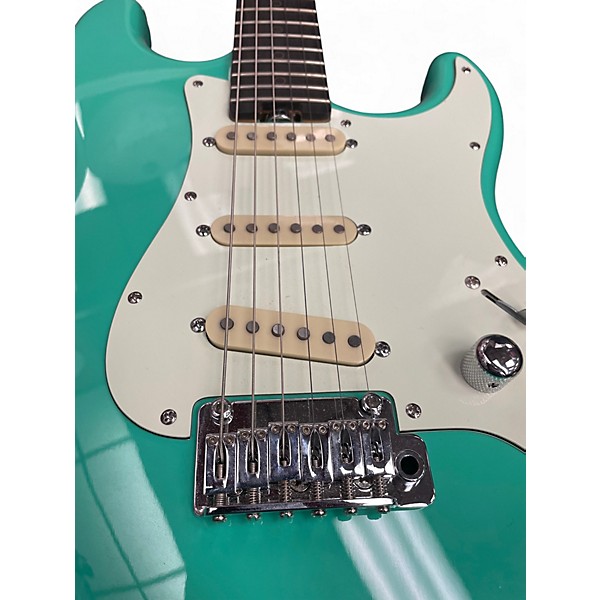 Used Schecter Guitar Research DIAMOND SERIES NICK JOHNSTON TRADITIONAL SEAFOAM GREEN Solid Body Electric Guitar