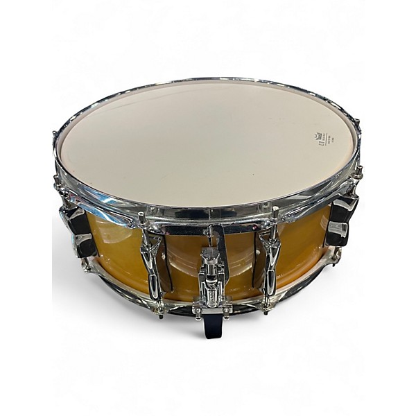 Used Yamaha 6.5X14 Stage Custom Snare Blonde Drum