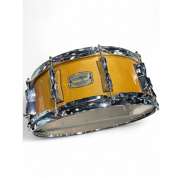 Used Yamaha 6.5X14 Stage Custom Snare Blonde Drum