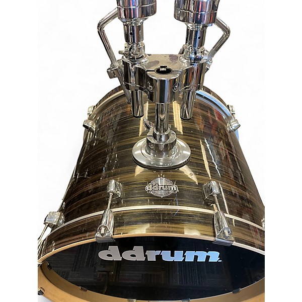 Used ddrum 7 Piece Dominion Birch 7 Piece Shell Pack Brushed Olive Drum Kit