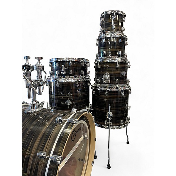 Used ddrum 7 Piece Dominion Birch 7 Piece Shell Pack Brushed Olive Drum Kit