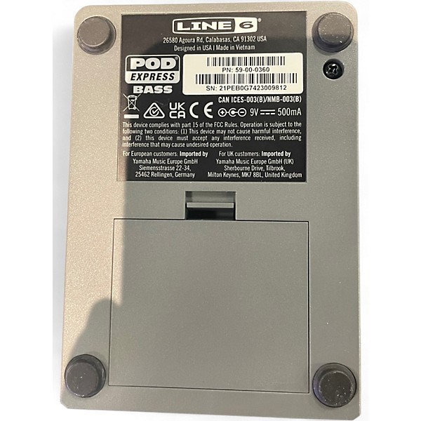 Used Line 6 POD EXPRESS BASS Bass Effect Pedal