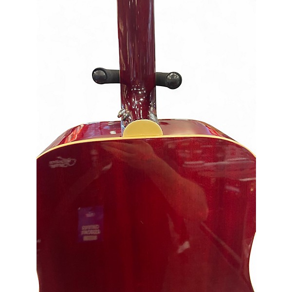 Used Epiphone Hummingbird hs Heritage Cherry Sunburst Acoustic Electric Guitar