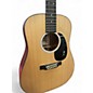 Used Martin dreadnaught junior Natural Acoustic Electric Guitar