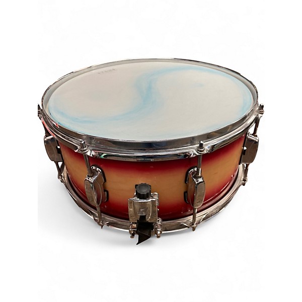 Used TAMA 6X14 Superstar Snare RED FADE Drum
